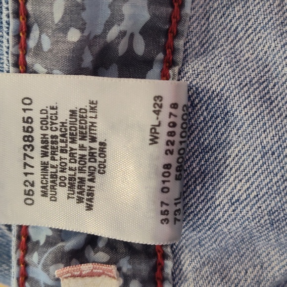 Levi's 550 Relax Shorts Women's Size 18 Denim Blue Jean - Picture 13 of 13